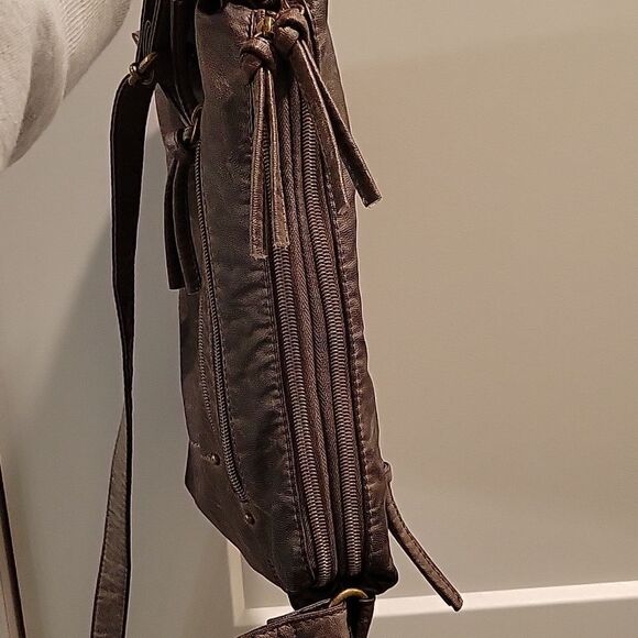 Stone Mountain Smokey Mountain Double Top Zip Hobo - Picture 10 of 13